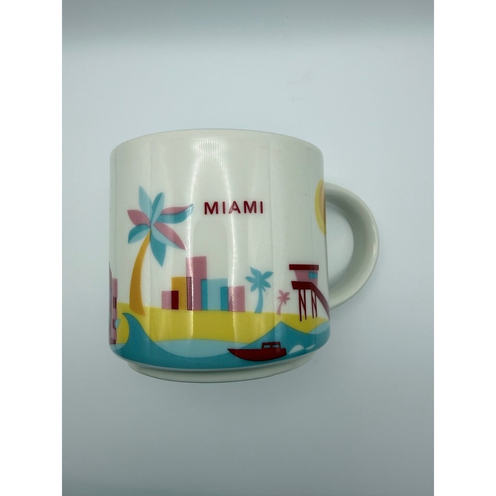 Starbucks‎ You Are Here Collection Miami Mug Ceramic Coffee Tea Cup 2017
